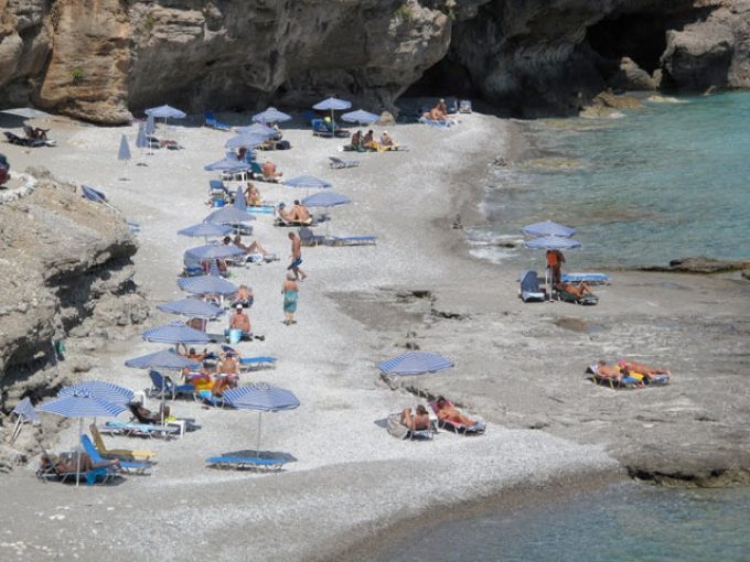 Filaki nudist beach, Crete
