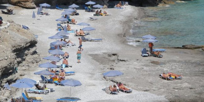 Filaki nudist beach, Crete