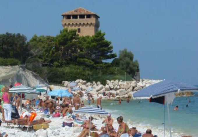Nudist and naturist beach in Ancona